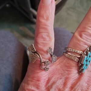 Sterling Ivy Ring Sz.7